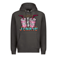 Smoke loaded tea junkie Premium Hoodie - CowhideDigitalArt
