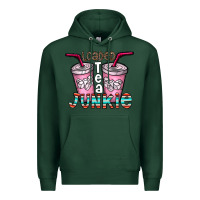 Sports Green loaded tea junkie Premium Hoodie - CowhideDigitalArt