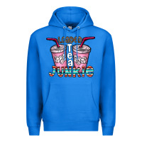 True Royal loaded tea junkie Premium Hoodie - CowhideDigitalArt