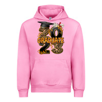 Fuchsia Pink 2023 graduate leopard Urban Hoodie - AdoDesignShop