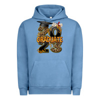 Pigment Pebble Blue 2023 graduate leopard Urban Hoodie - AdoDesignShop