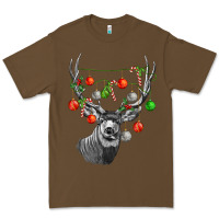 Cacao Mule deer with Premium Tee - LillyAllenDesigns