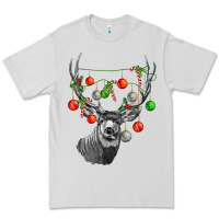 Dove Grey Mule deer with Premium Tee - LillyAllenDesigns