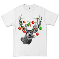 White Mule deer with Premium Tee - LillyAllenDesigns