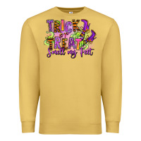 Antique Gold Trick or treat smell my feet Premium Sweatshirt - RanaPortraitStore