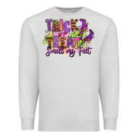 Dove Grey Trick or treat smell my feet Premium Sweatshirt - RanaPortraitStore