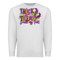 Oatmeal Heather Trick or treat smell my feet Premium Sweatshirt - RanaPortraitStore