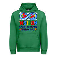 Emerald autism infinity seeing the world differently Urban Hoodie - JahusDesignShop