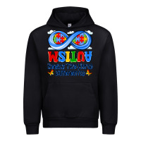 Foreset Green autism infinity seeing the world differently Urban Hoodie - JahusDesignShop