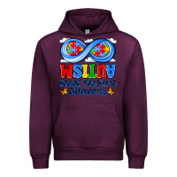 Mauve Wine autism infinity seeing the world differently Urban Hoodie - JahusDesignShop