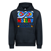 Navy autism infinity seeing the world differently Urban Hoodie - JahusDesignShop