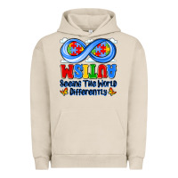 Pigment French Oak autism infinity seeing the world differently Urban Hoodie - JahusDesignShop