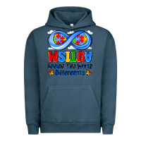 Pigment Midnight Navy autism infinity seeing the world differently Urban Hoodie - JahusDesignShop