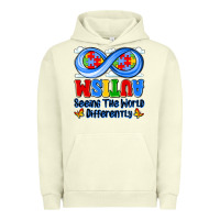 Pigment Pistachio autism infinity seeing the world differently Urban Hoodie - JahusDesignShop