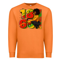 Carrot 1865 Juneteenth afro woman Premium Sweatshirt - RanaPortraitStore