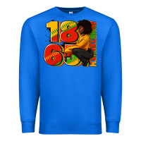 True Royal 1865 Juneteenth afro woman Premium Sweatshirt - RanaPortraitStore