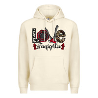 Sandshell love firefighter Premium Hoodie - CowhideDigitalArt
