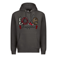 Smoke love firefighter Premium Hoodie - CowhideDigitalArt