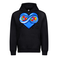 Black infinity heart autism awareness Urban Hoodie - JahusDesignShop