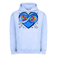 Pigment Grape Ice infinity heart autism awareness Urban Hoodie - JahusDesignShop