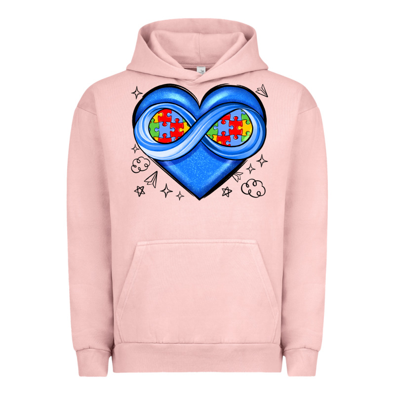 Infinity Heart Autism Awareness Urban Hoodie by JahusDesignShop | Teevron