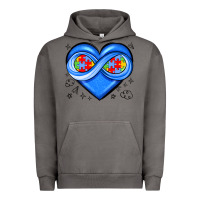 Pigment Tornado infinity heart autism awareness Urban Hoodie - JahusDesignShop