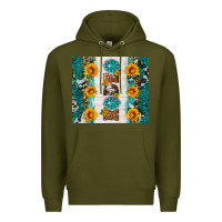 Army Green rodeo Premium Hoodie - HRA Design Shop