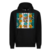 Black rodeo Premium Hoodie - HRA Design Shop