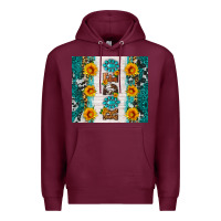 Burgundy rodeo Premium Hoodie - HRA Design Shop