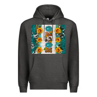 Charcoal Heather rodeo Premium Hoodie - HRA Design Shop