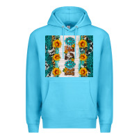 Ocean Blue rodeo Premium Hoodie - HRA Design Shop