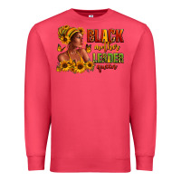 Afro American Black Mother Leader Queen Premium Sweatshirt | Teevron