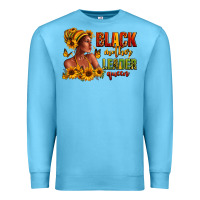 Ocean Blue Afro American black mother leader queen Premium Sweatshirt - RanaPortraitStore