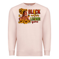 Pale Pink Afro American black mother leader queen Premium Sweatshirt - RanaPortraitStore