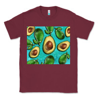 Burgundy avacadoblue tumbler Classic Tee - BarkalooDesign