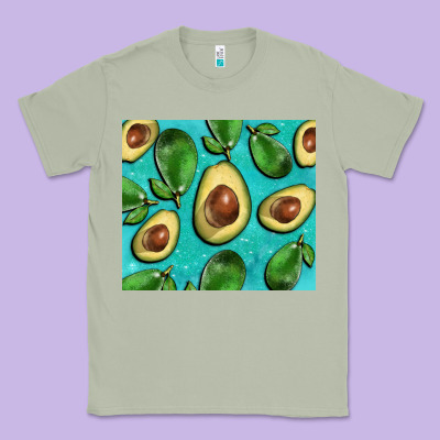 Avacadoblue Tumbler Classic Tee Designed By Barkaloodesign