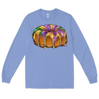 Colony Blue king cake Long Sleeve Tee - BarkalooDesign