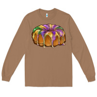 Toasted Coconut king cake Long Sleeve Tee - BarkalooDesign