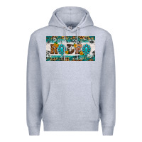 Heather Grey rodeo license plate Premium Hoodie - HRA Design Shop