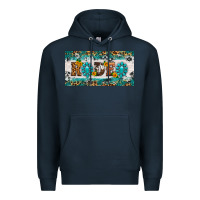 Navy rodeo license plate Premium Hoodie - HRA Design Shop
