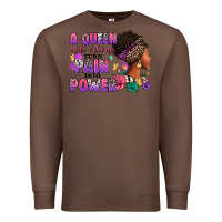 Chestnut A queen will always turn pain into power Premium Sweatshirt - RanaPortraitStore