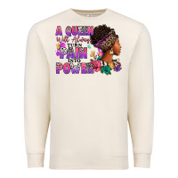 Sandshell A queen will always turn pain into power Premium Sweatshirt - RanaPortraitStore