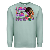 Seafoam A queen will always turn pain into power Premium Sweatshirt - RanaPortraitStore
