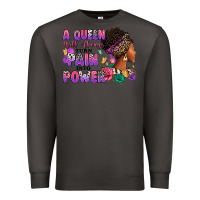 Smoke A queen will always turn pain into power Premium Sweatshirt - RanaPortraitStore