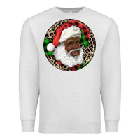 Oatmeal Heather Afro Santa Christmas Premium Sweatshirt - RanaPortraitStore