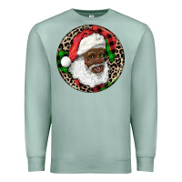 Seafoam Afro Santa Christmas Premium Sweatshirt - RanaPortraitStore