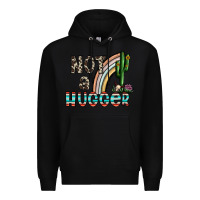 Black not a hugger Premium Hoodie - CowhideDigitalArt