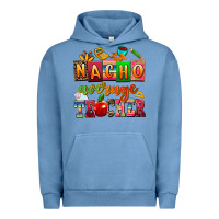 Pigment Pebble Blue nacho average teacher Urban Hoodie - AdoDesignShop