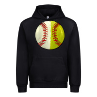 Foreset Green half baseball softball Urban Hoodie - JahusDesignShop