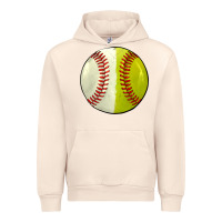 Sandshell half baseball softball Urban Hoodie - JahusDesignShop